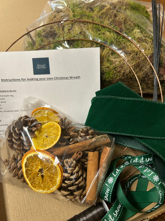 Christmas wreath making kit
